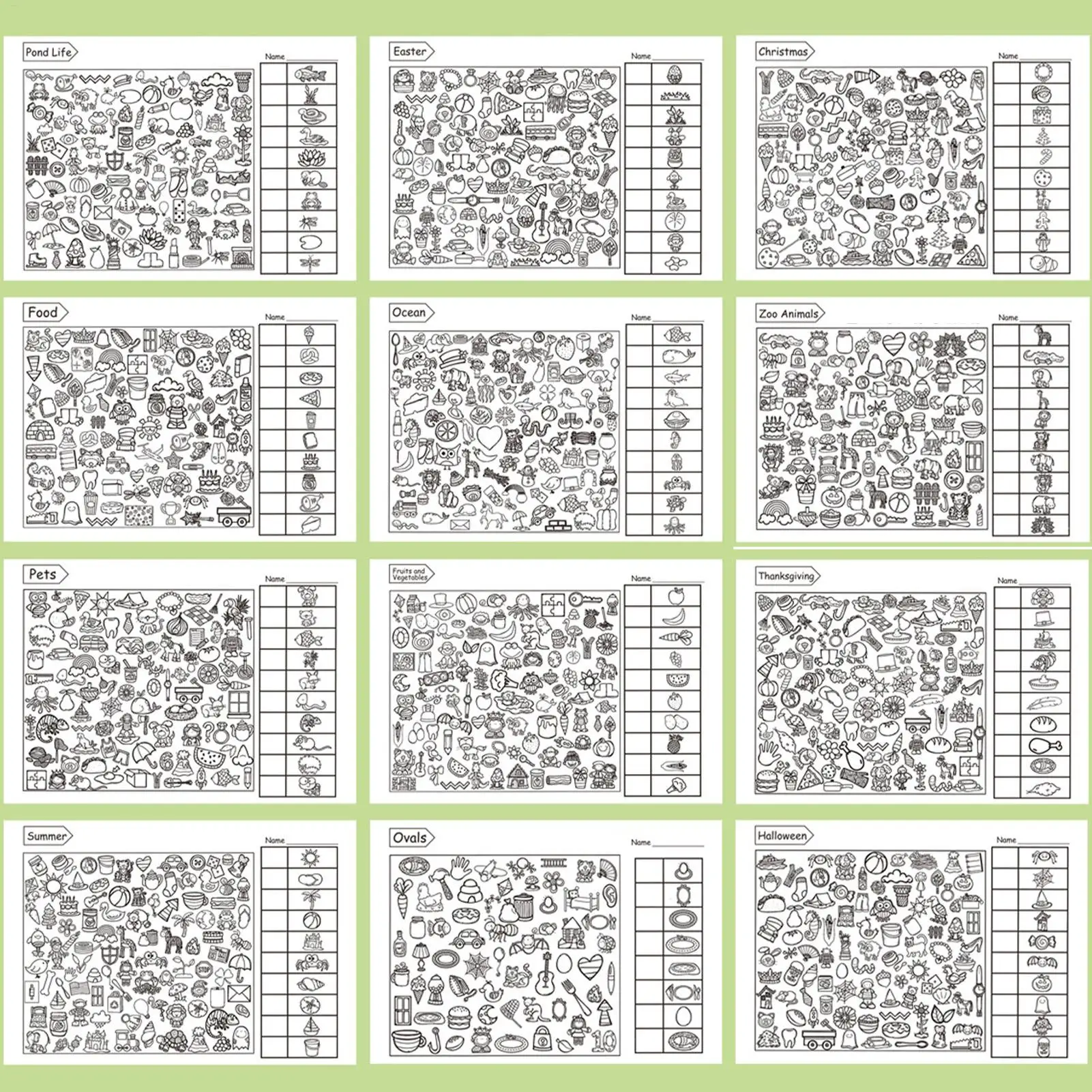 كتاب أنشطة ما قبل المدرسة مع ألعاب مطابقة ألغاز تعليمية وتلوين لعبة تعلم صديقة للسفر للأطفال 3-5، المنزل والمدرسة #5