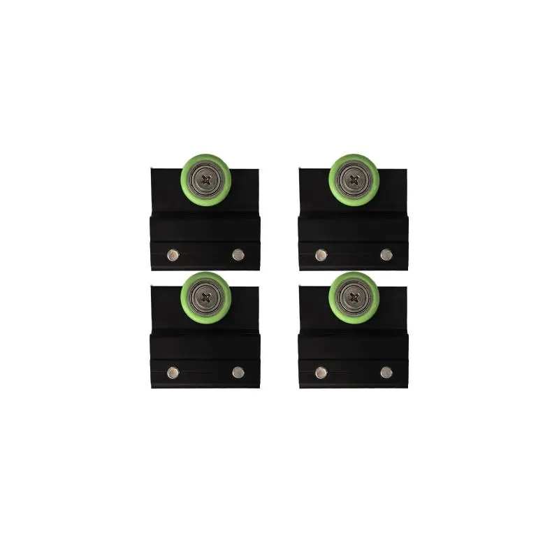 

Matte Black Shower Door Rollers Replacement Parts, 4 Pcs, Model 24D03PMBGJ