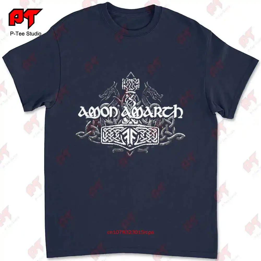 Amon Amarth Cd Lgo Hammer Denver Tour 2019 Official Shirt Small New 8VVC