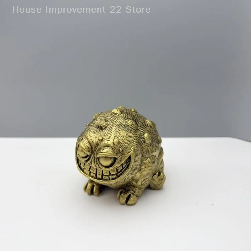 African Rain Frog Statue Resin Crafts Animal Sculpture Frog Toad Figure Desktop Ornament Home Office Garden Decor