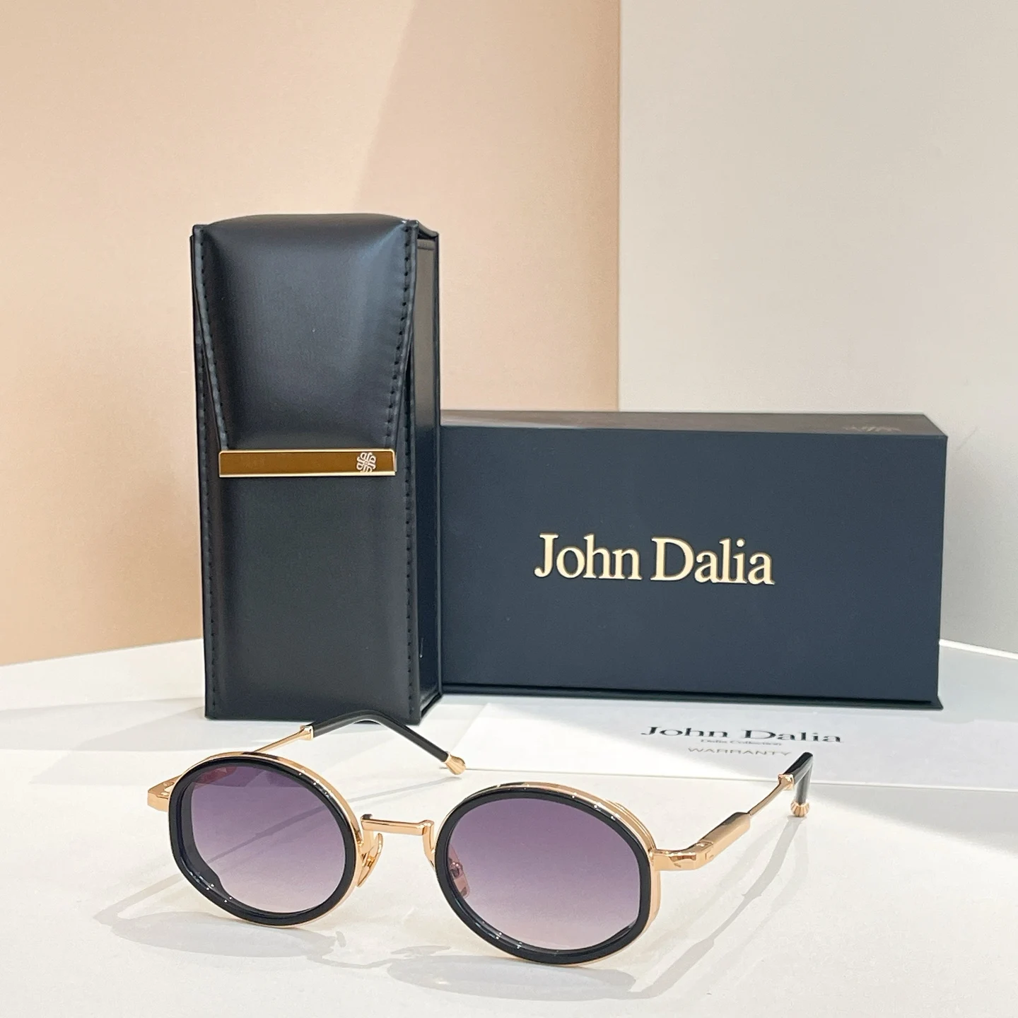 Klassieke Designer Voor JOHN DALIA JD Jared Zonnebril Mannen Vrouwen Legering Gradiënt Topkwaliteit Brand Design UV400 Bril Met Doos