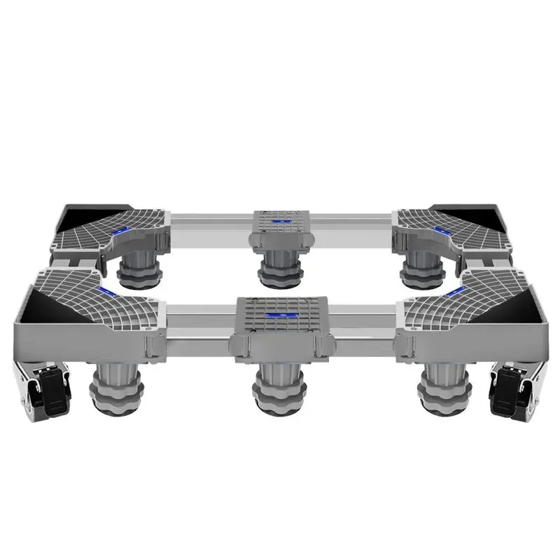 Refrigerator base frame movable universal wheel height increase foot shock-proof double door refrigerator special bracket