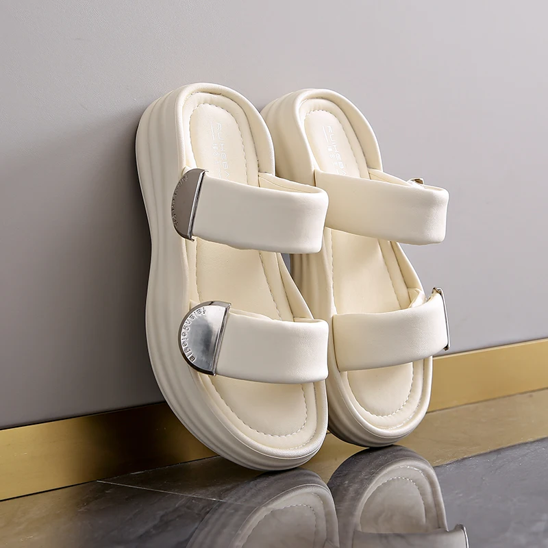 

Cloud Slides for Women Pillow Soft Non-Slip Platform Sandals Lightweight Summer Slippers Indoor and Outdoor