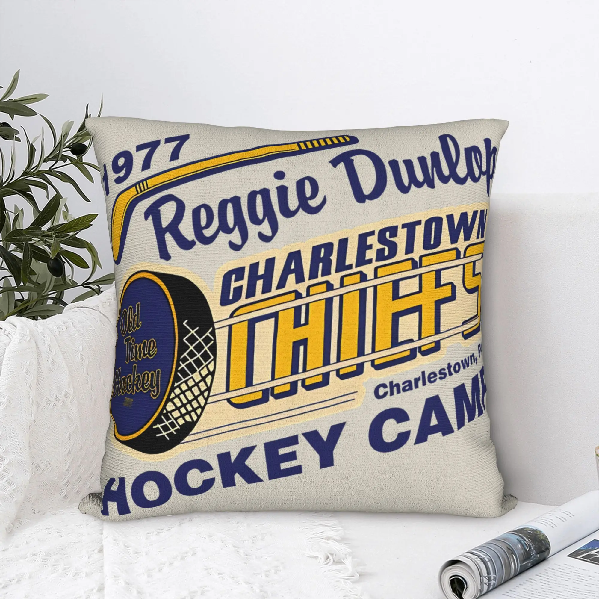 Hockey Hanson Brothers Pillowcases  Kawaii Pillow Case For Living Room Sofa Print Pillow Cover