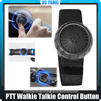 Wireless BT PTT Walkie Talkie Control Button for ZELLO Wireless Microphone Speaker Walkie Talkie Push-To-Talk Switch Controller