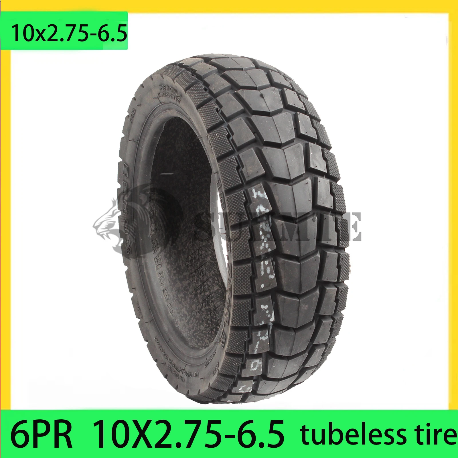 6PR Tubeless 10x2.75-6.5 Tire For Speedway 5 Dualtron 3 Electric Scooter 10 Inch 10*2.75-6.5  Off-road Tire Parts