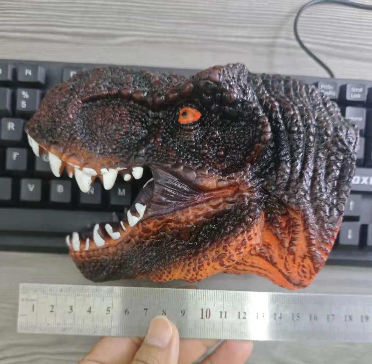 Fantoches de mão cabeça de dinossauro modelo brinquedo t-rex dino jurass tubarão parque bonecas dinossauro mundos brinquedo de pelúcia macio para meninos crianças presentes