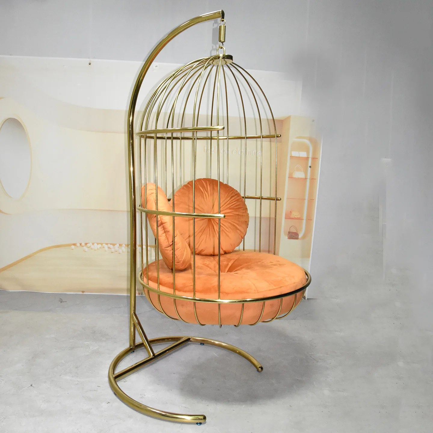 Outdoor Adult Swing Rocking Patio Home Cradle Hanging Indoor Hanging Seat Hanging Light Luxury Balcony Sofa Chair