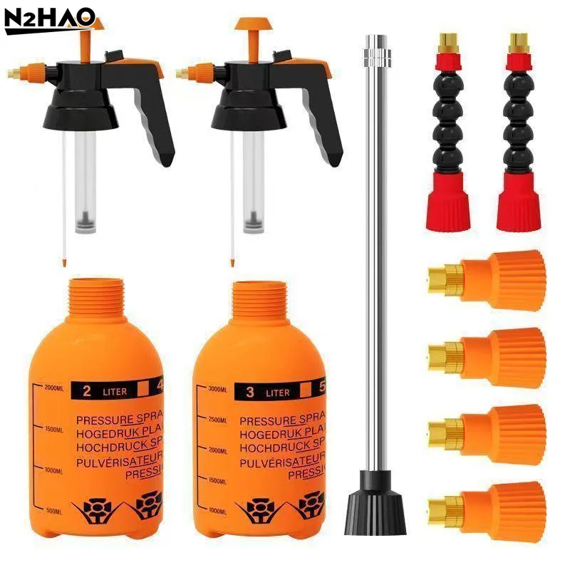 High Pressure Air Pump Spray Nozzle 1/5pcs BPA Free Adjustable Spray Head for Indoor Outdoor Plant Watering