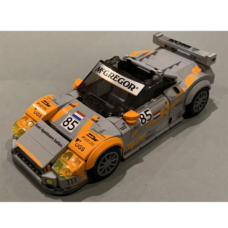 

MOC-157464 Новая классическая культовая модель спортивного автомобиля GT2-R, гоночный строительный блок, 325 деталей, игрушка в подарок на день рождения для мальчиков и детей