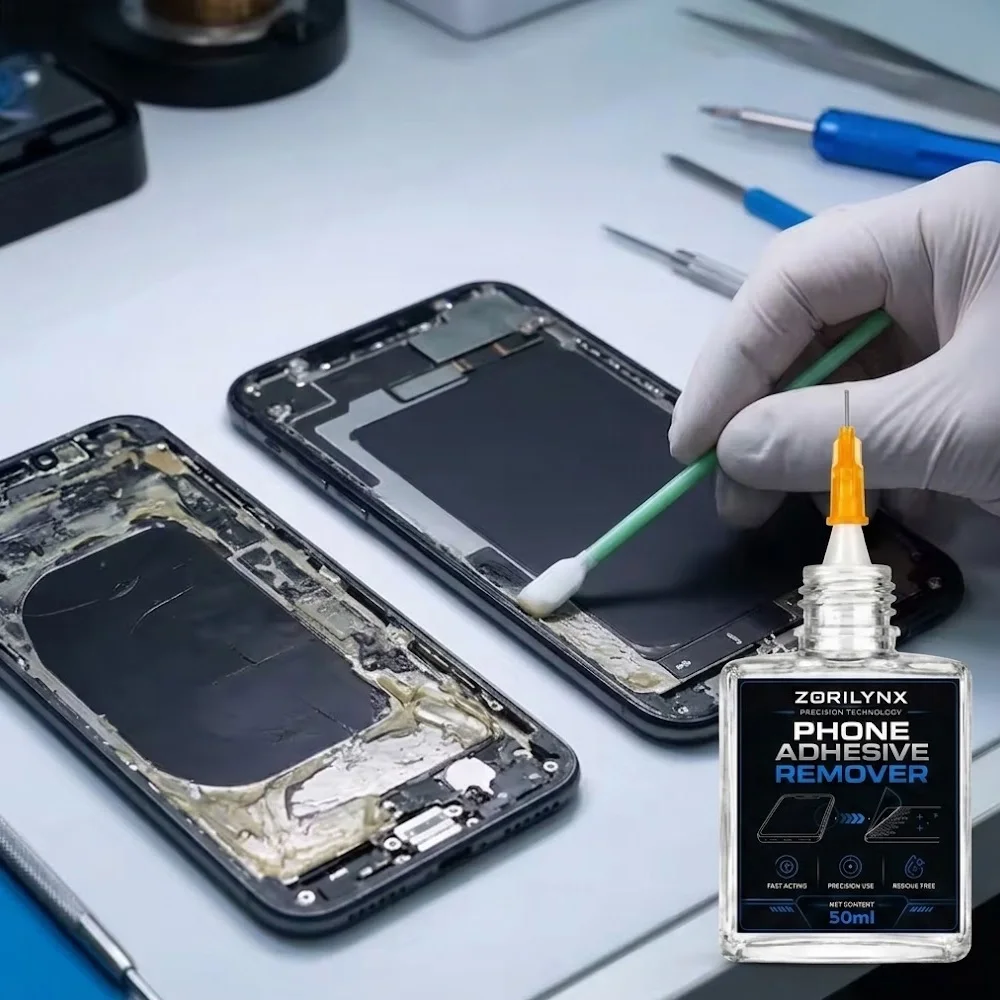 Clear Phone Screen Repair Adhesive with LCD Glue Remover for Touch Screen Frame Glass Disassembly Sealant Transparent Repair Set