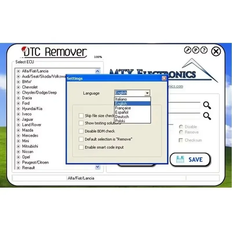 For KESS KTAG FGTECH OBD2 Software MTX DTC Remover 1.8.5.0 With Keygen+9 Extra ECU Tuning SW Software ECU Fault Code Remover