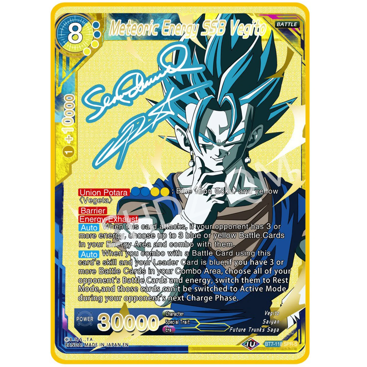 9 Models Dragon Ball Signed Metal Cards Super Saiyan Fighting Goku Gohan Android 18 Classic Toys Anime Collection Cards Gift