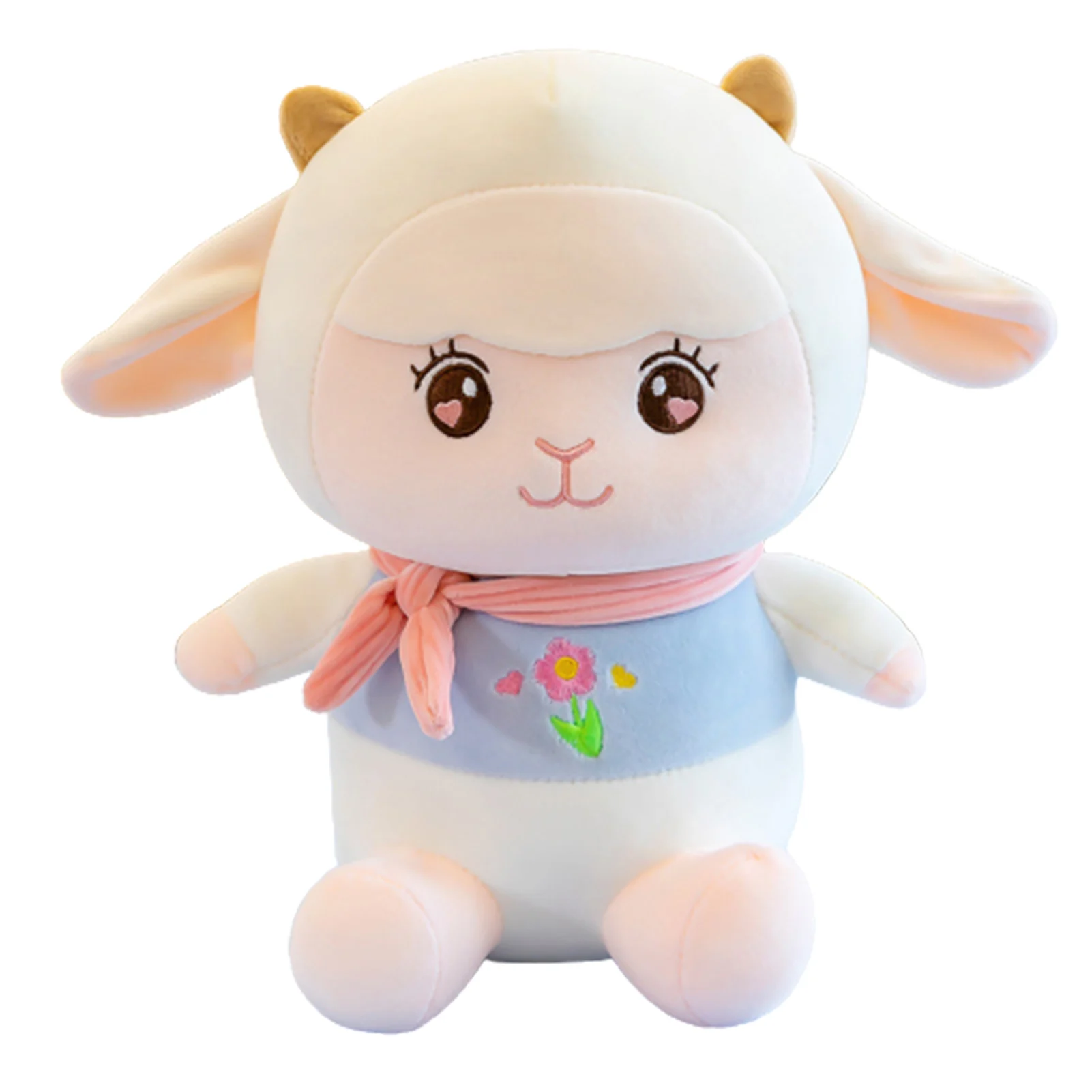 

Супер милый шарф, овца, плюшевая игрушка, мягкие мягкие игрушки, подушка для детей