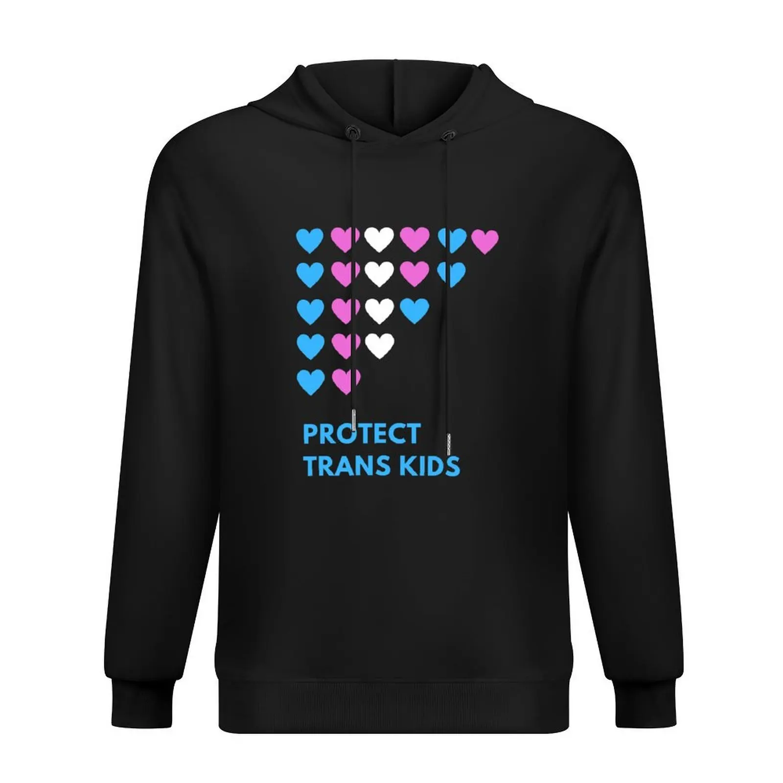 

Protect Trans Kids- Hearts Hoodie men clothes autumn clothes male clothes korean style men hoodie