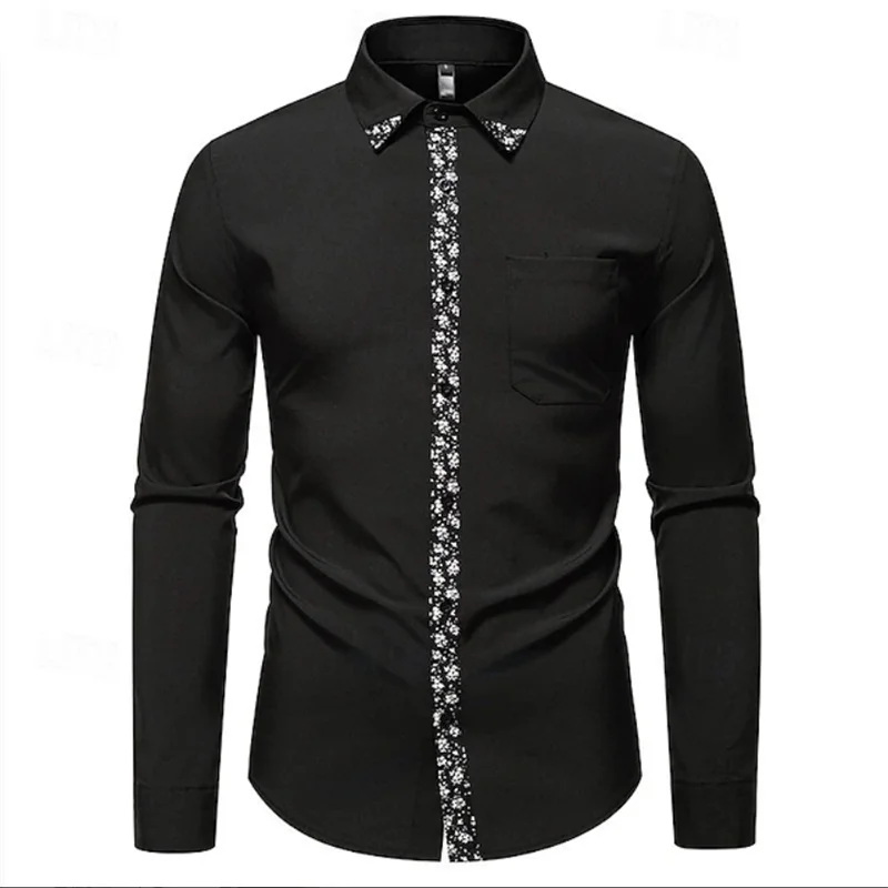 New Men's Long Sleeved Shirt 3D High-Definition Printed Western Denim Top Fashionable Casual High-Quality Top
