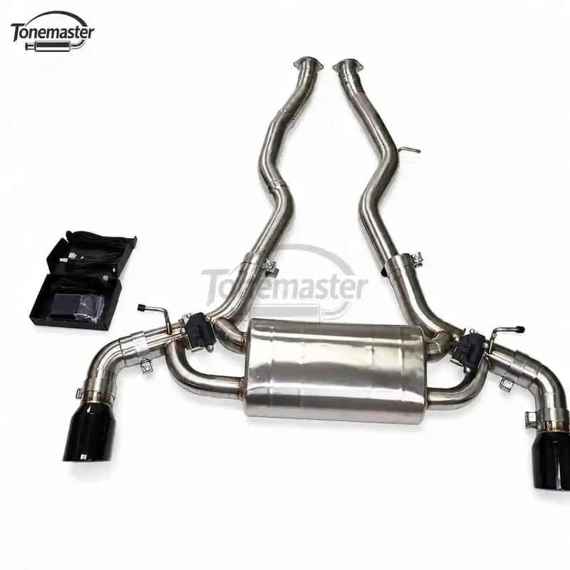 304 Stainless Steel Valvetronic Cat-back Exhaust For Toyota Supra A90 3.0T B58B30 TIG Welded Mandrel Bent 2019-2024