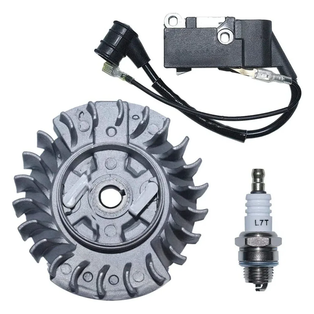 Imagem -03 - Kit de Bobina de Ignição do Volante para 4500 5200 5800 45cc 52cc 58cc para Peças de Motor de Motosserra a Gasolina Chinesa Acessórios de Ferramentas de Jardim