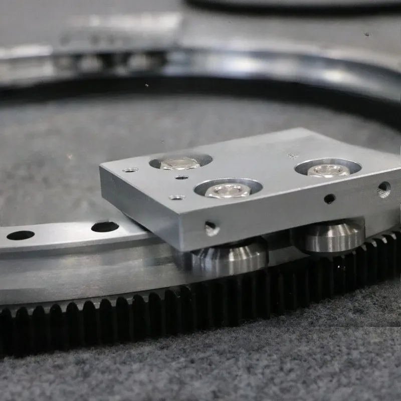 High Precision Circular Toothed Ring Guide Rail 800mm Diameter V-Type Rack Conveyor System