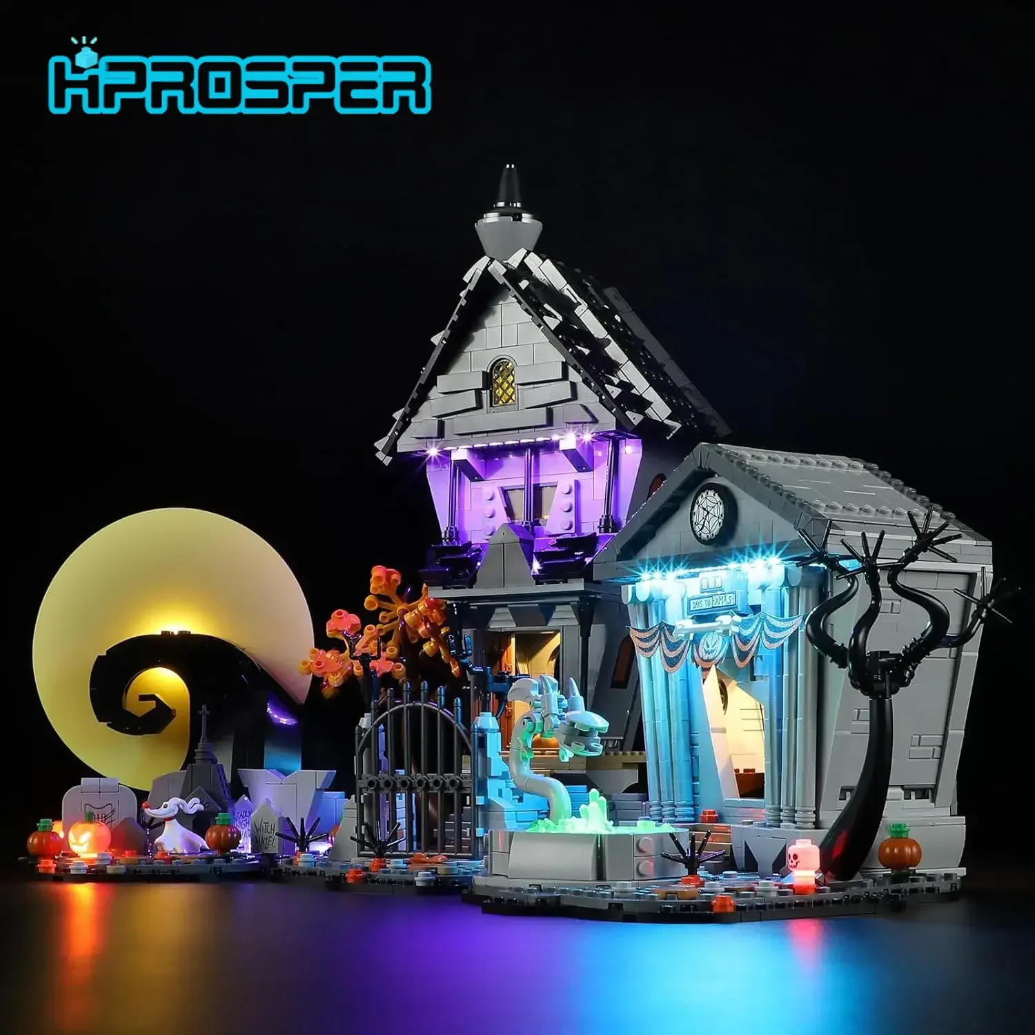 HPROSPER LED Light (No Model) For LEGO 21351 Disney Tim Burton\'s The Nightmare Before Christmas Building Blocks With Battery box