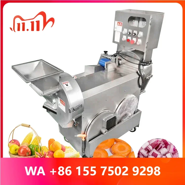 Industrial Automatic Lemon Banana Coconut Onion Potato Cs Slir Fruit ege Cutter Dicing hine