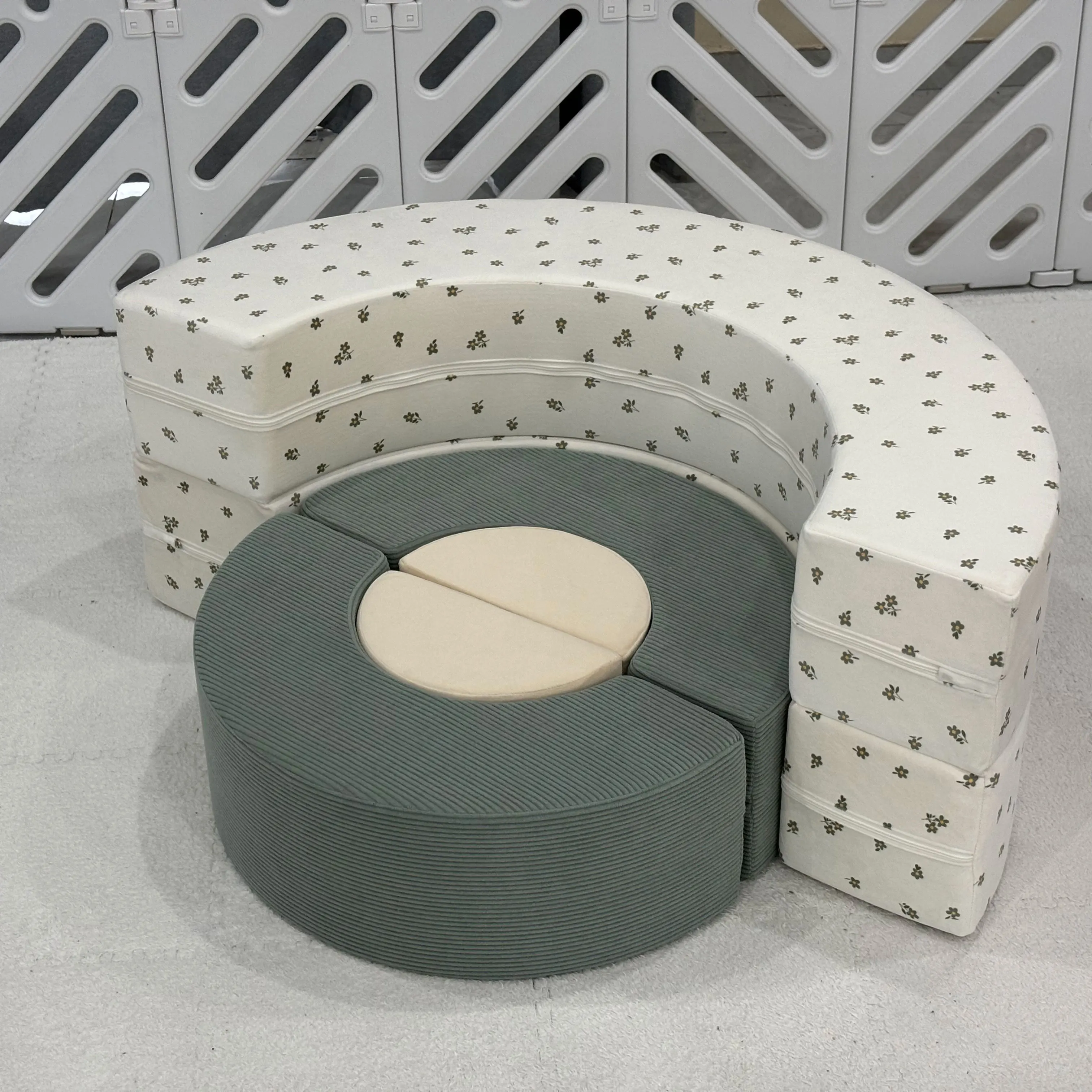 Baby Eco Friendly Velvet Cover Indoor Soft Play Block Wholesale Equipment for Sale Soft Play Tunnel for Kindergarten