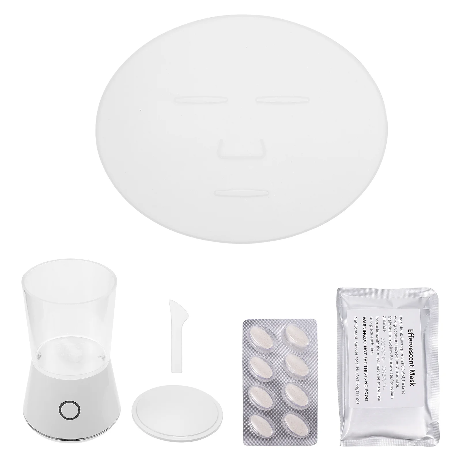 1 conjunto de máscara inteligente segura durável diy máscaras faciais fabricante feminino ferramenta de cuidados com a pele facial conveniência de longa duração