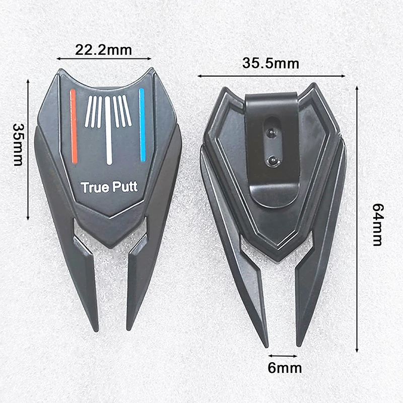 2Size golf ball marker Golf Divot Repair machine Tolls with Magnetic Three Lines Aimingball Markers for Gift Golf Ball Games