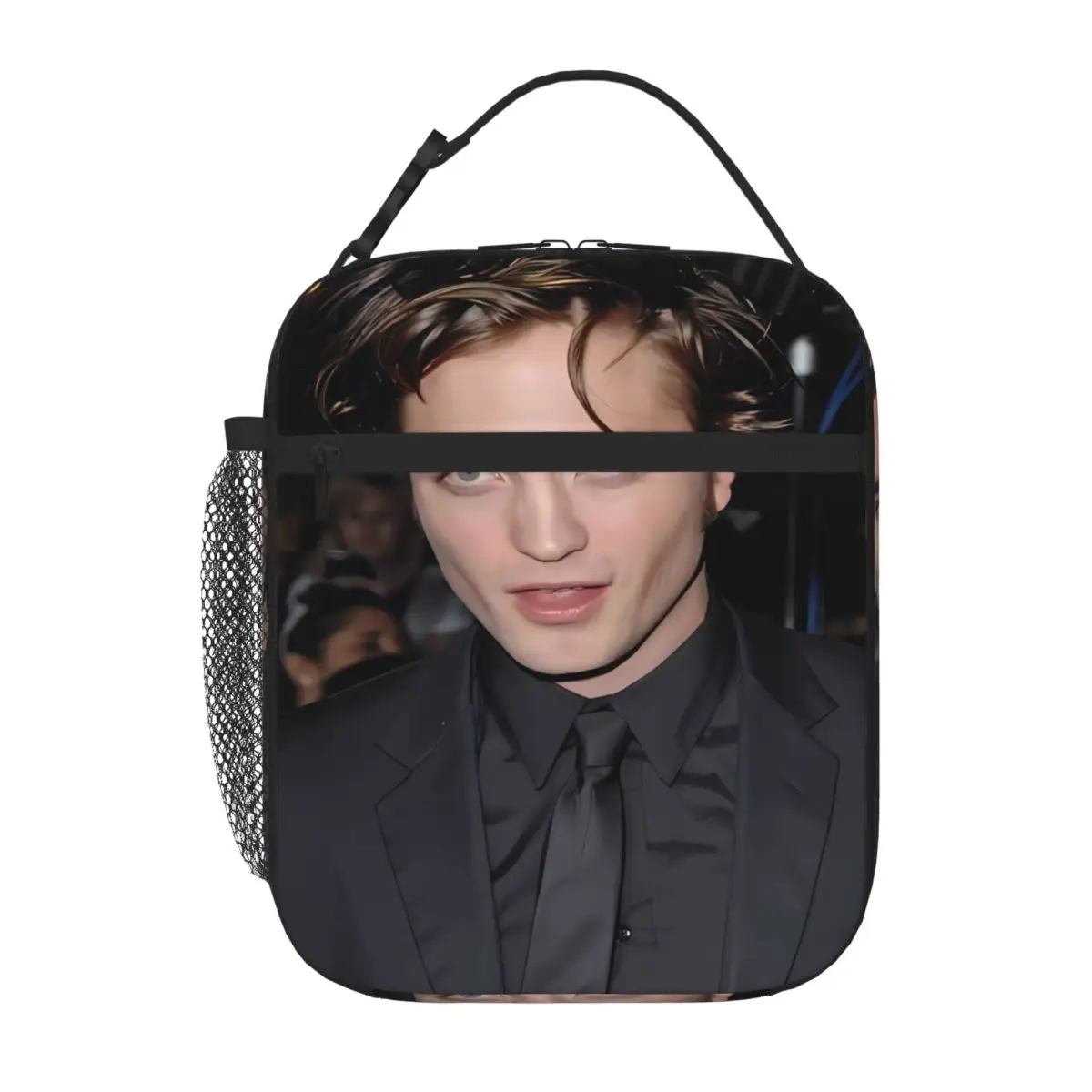 Bestselling Robert Pattinson Plaid Fur Bed Cover Stitched Detail Waterproof Lunch Bag Lawn Dining Waterproof Lunch Bag