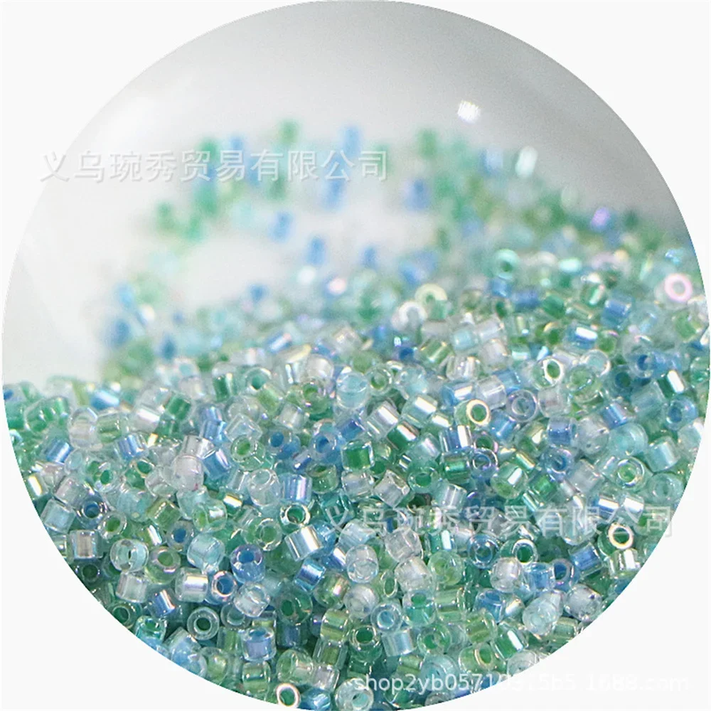 2mm pearl powder fantasy colored glass antique beads handmade DIY bead beads necklace bracelet accessories materials