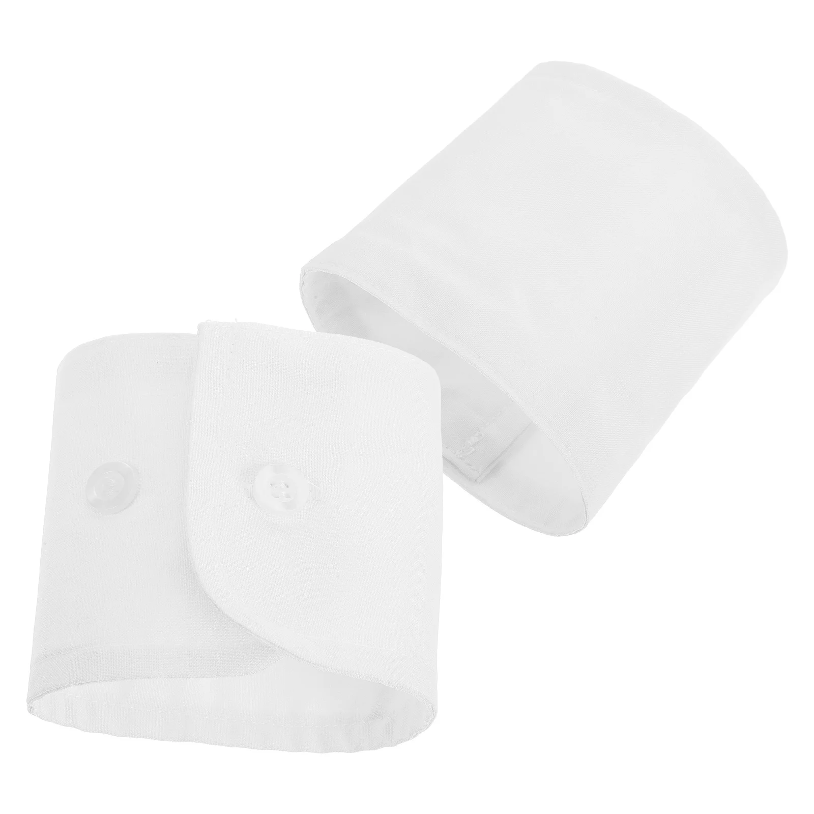 أصفاد معصم بيضاء قابلة للفصل، إكسسوارات أنيقة للأكمام، أساور يدوية للنساء والرجال، ذراع مكشكش لحفلات الهالوين