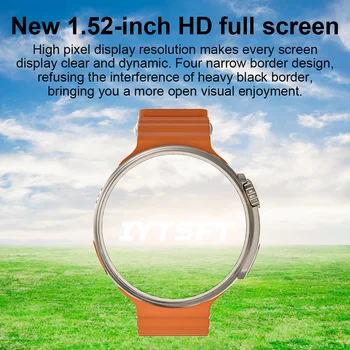 LAXASFIT गोल स्मार्टवॉच अल्ट्रा 9 ब्लूटूथ फ़ोन स्मार्टवॉच वायरलेस चार्जर स्पोर्ट्स स्मार्ट ब्रेसलेट पुरुष महिला Z78ultra 10 best sales अल्ट्रा 9 - №5