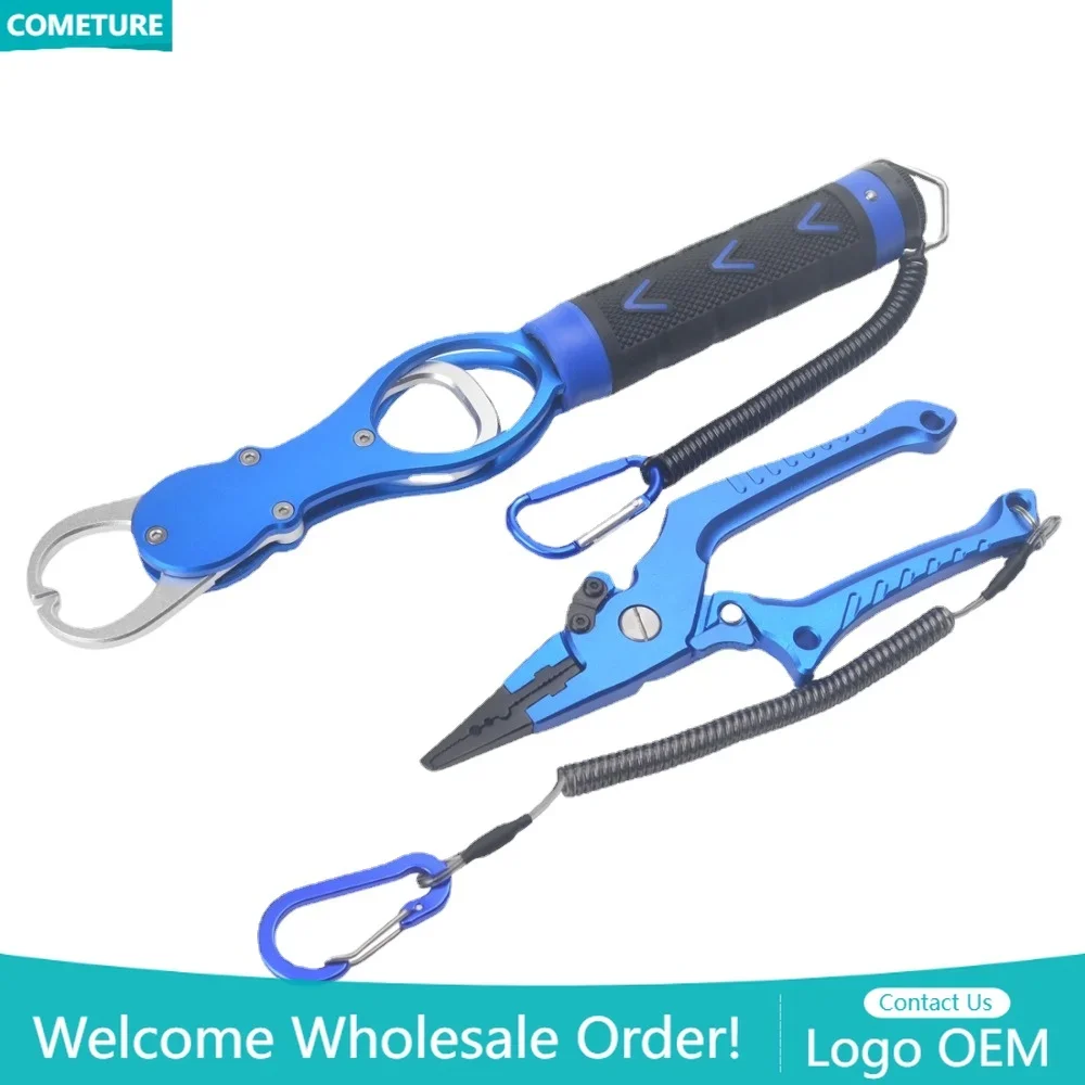 

Multifunctional Aluminum Alloy Fishing Pliers, Fishing Tools, Fish Grip Set, New