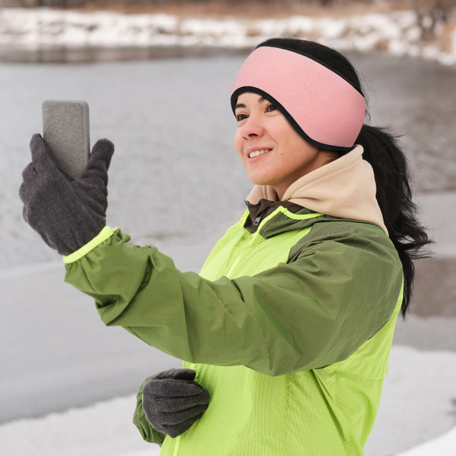 2 قطعة الحد من الضوضاء غطاء للأذنين النوم الدافئة لينة الأذن يغطي الشتاء تدفئة الأذن مريحة للنوم غطاء للأذنين للنساء #4
