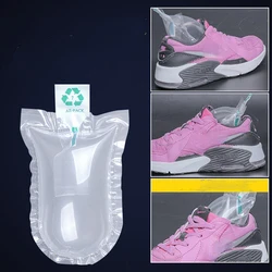 100pcs Practical Plastic Inflatable Shoe Trees Adjustable Length Shoe Trees Stretcher Boot Holder Organizers Shoe Stretcher