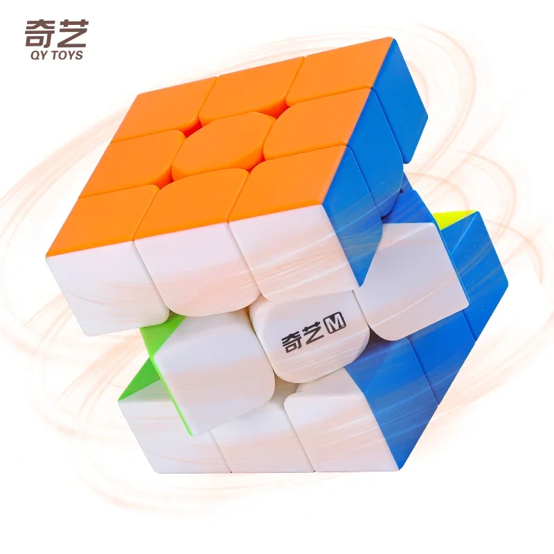 [Picube] QiYi QiMeng Plus 3x3 Würfel 9,0 CM 3x3x3 Plus Magnetwürfel Professionelles Stickless Puzzle Zauberwürfel Bildungsspielzeug