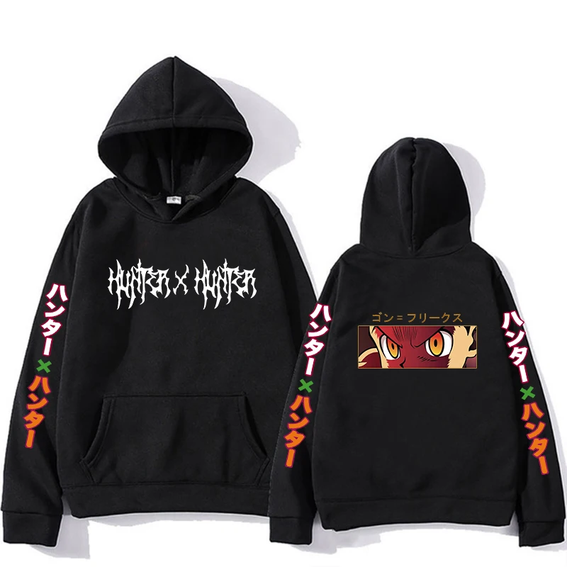 90s Y2k Hunter X Hunter Killua Zoldyck Devil Eye Anime Hoodies Hxh Unisex Streetwear Kawaii Hisoka Sweatshirt Manga Hoody Hoodie