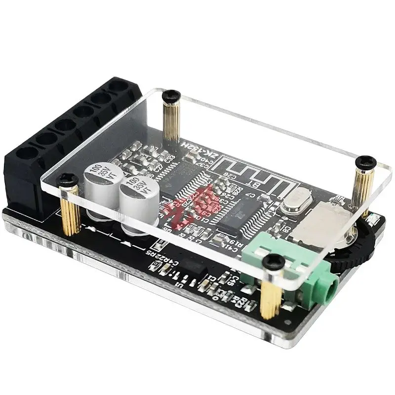 Плата цифрового усилителя мощности Hi-Fi с Bluetooth 5,0, 2,0, двухканальный, 12 В, 2*20 Вт