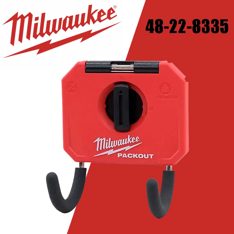 

Упаковка Milwaukee 48-22-8335™3 дюйма изогнутый крючок настенный фиксированный тип выставочный крюк аксессуары для инструментов