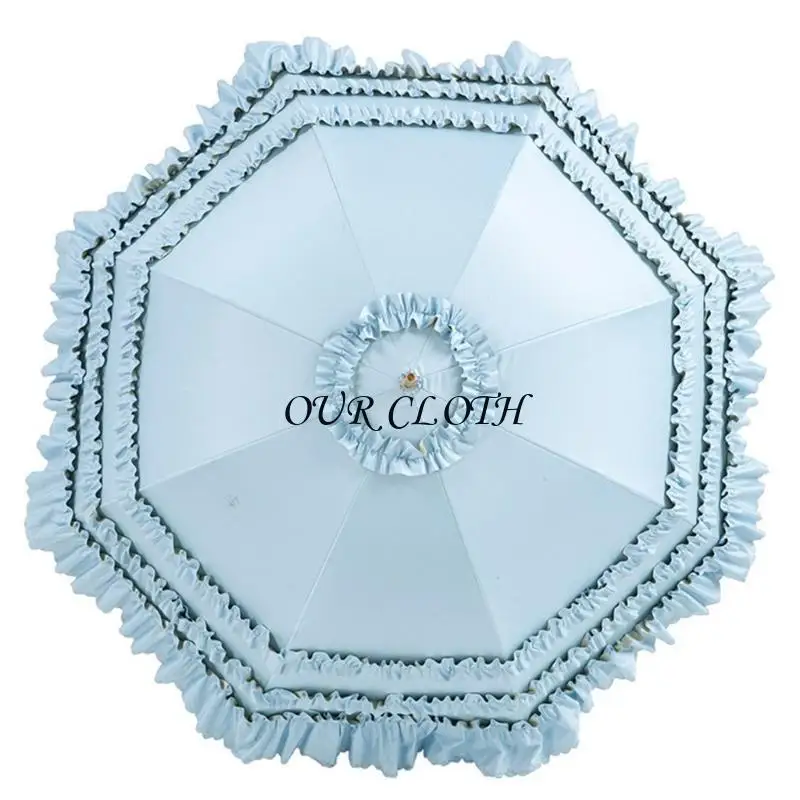 เจ้าหญิงลูกไม้ร่ม Full Light Blocking Sun Parasol สำหรับคอสเพลย์เครื่องแต่งกายอุปกรณ์เสริมการถ่ายภาพ Props Y1AC