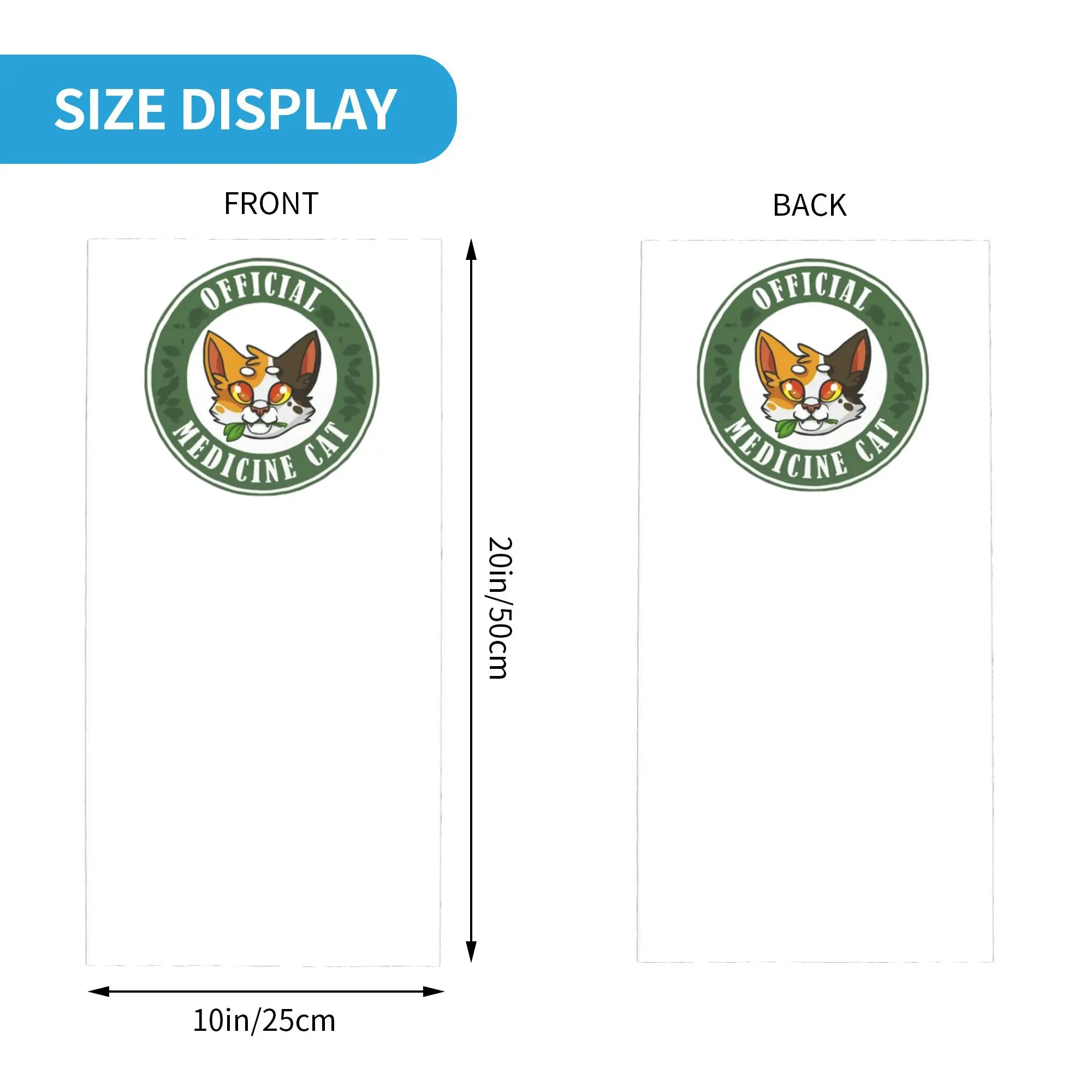 4 Warriors Geneeskunde Kat Bandana Nekhoes Gedrukt Magische Sjaal Multifunctioneel Gezichtsmasker Wandelen Vissen Voor Mannen Vrouwen Volwassen Ademend