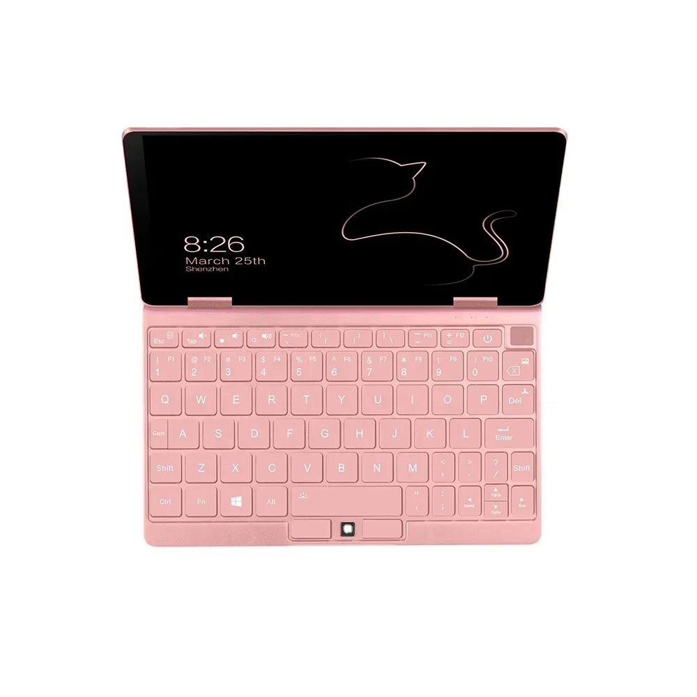 Cheapest Laser Letter Multi Language Smart Notebook Laptop For Programming Pink Keyboard Button Support OEM Small Order