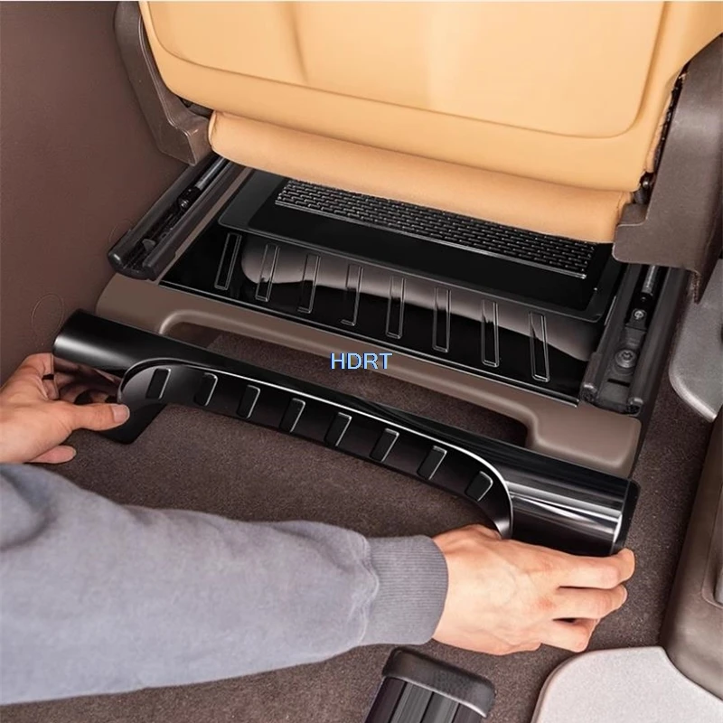 

For BYD Denza D9 2022 + Car Style Front Seat Air Vent Outlet Intake Cover Kick Plate Foot Pedal Protector Decoration Accessories