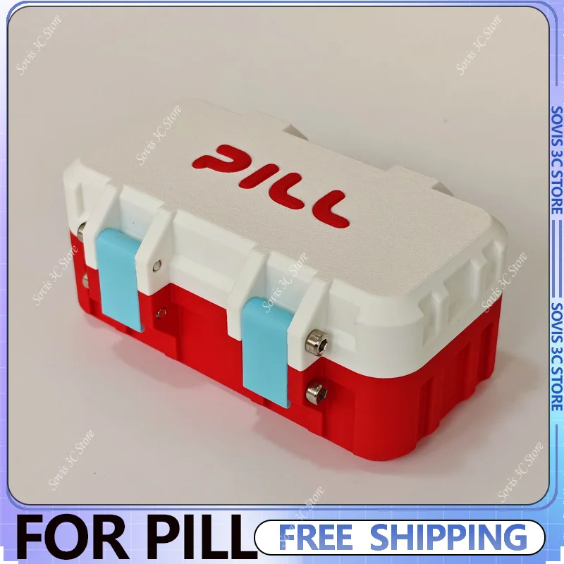 Custom 3D Printing Earphone Case Storage Hard Case Personalized Protective Case for MOONDROP PILL Earhook-style Earphones