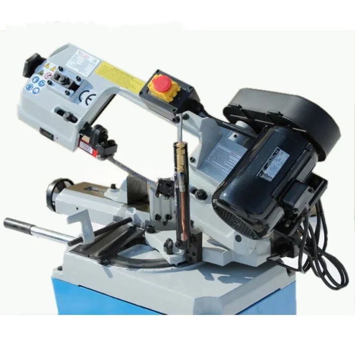 New 220V/380V 0.375w Portable Metal Cutting Band Sawing Machine Belt Drive Freely Movable 3-speed Variable Speed After-sales