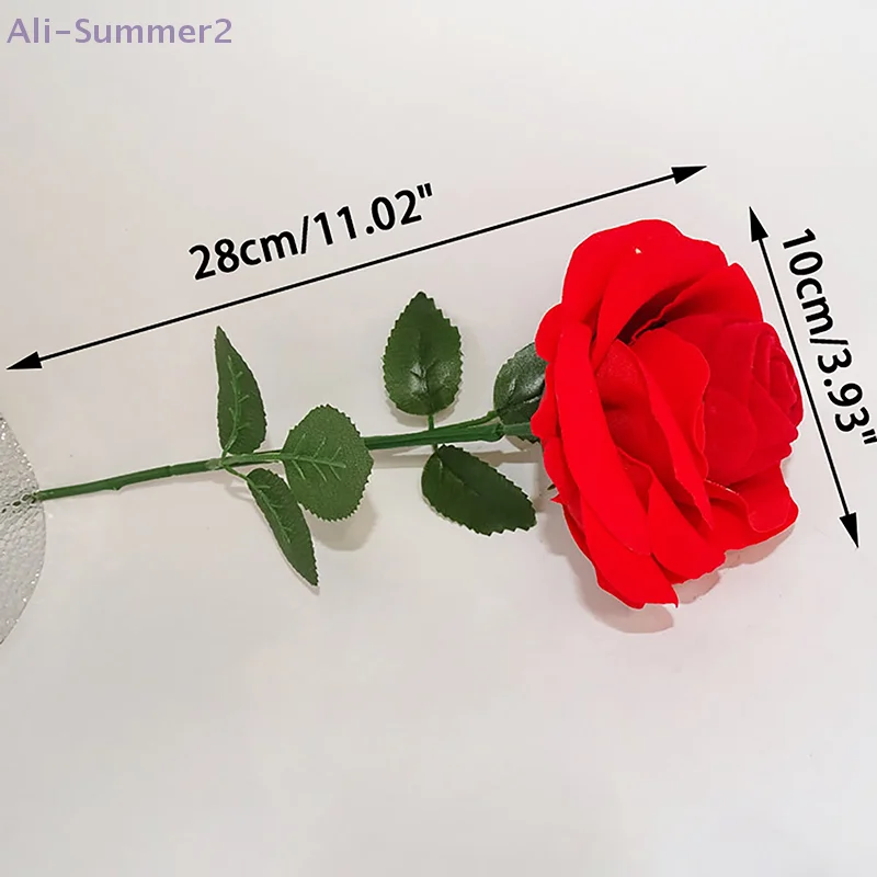 Unique Rose Ring Display Box Proposal Ring Holder Floral Engagement Ring Box Dropship