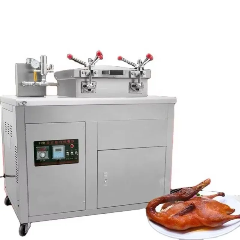 

Low Price Chicken Brosted Machine High Pressure Fryer Machine Fried Chicken Broast Frying Machine Safe Restaurant Equipment