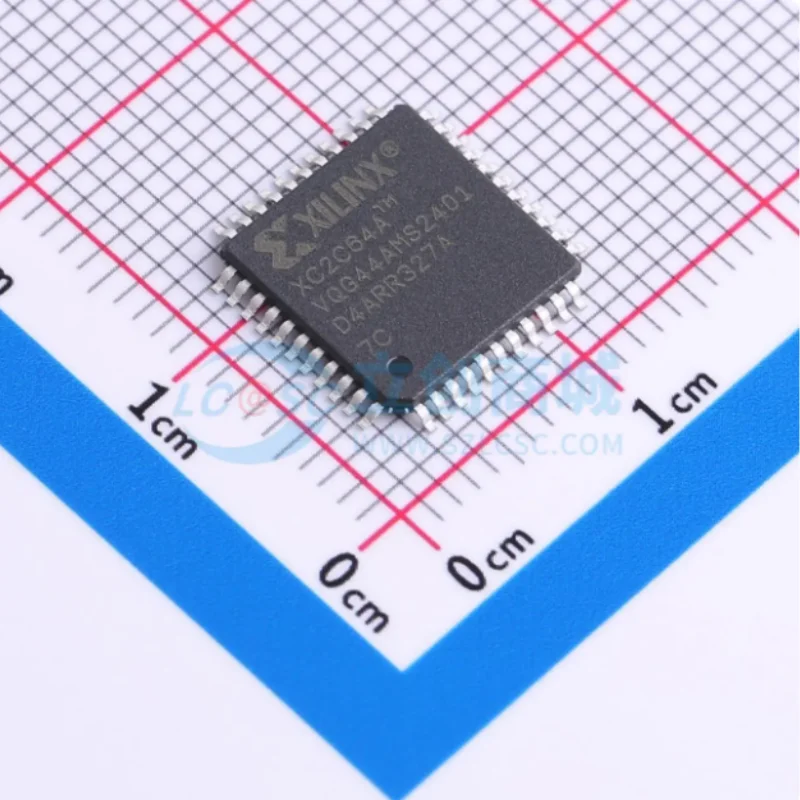 XC2C64A-7VQG44C VQFP-44 (10x10) Programmable Logic Device (CPLD/FPGA) brand new original