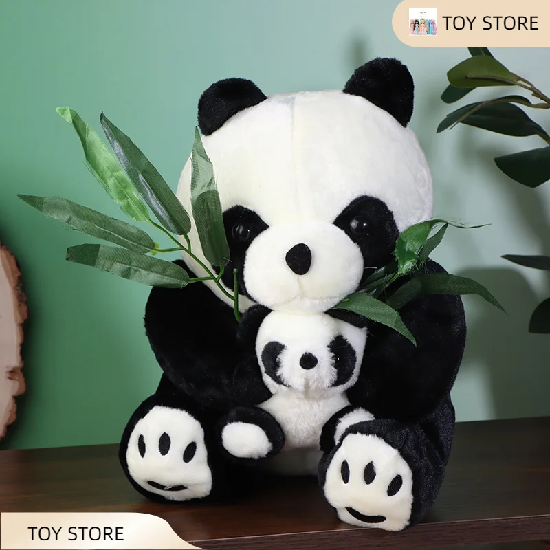 21 cm carino e morbido panda bambola kawaii peluche simulazione animali di peluche giocattolo per compagni di gioco per bambini regalo di compleanno