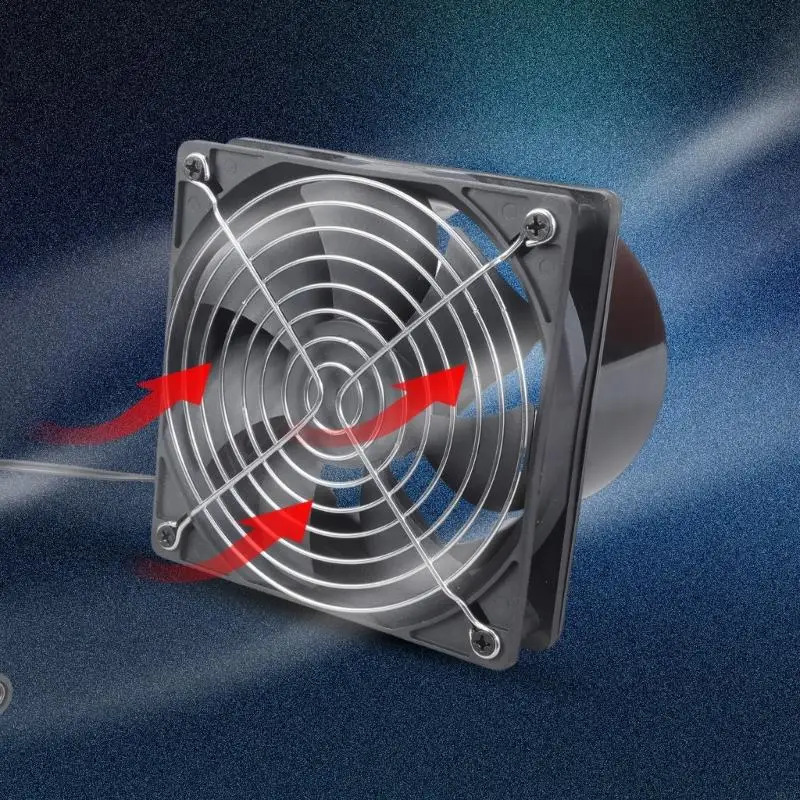 WXTC 12V 12 Ableitungslüfter Home Inline Rohrkanalventilator Badezimmer -Extraktorlüftung